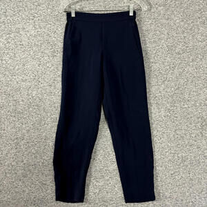 J.Crew Women's Size 00 Blue Polyester Slim Straight Leg Pants